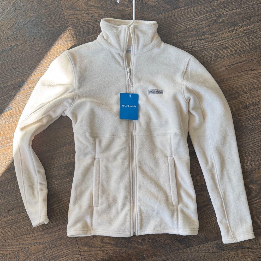 Columbia Women's Cream Fleece Ski Jacket